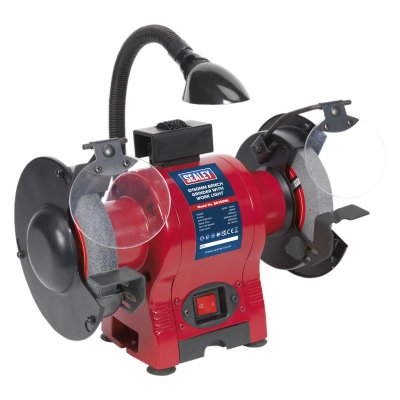 Sealey 150mm Bench Grinder with Worklight 250W/230V