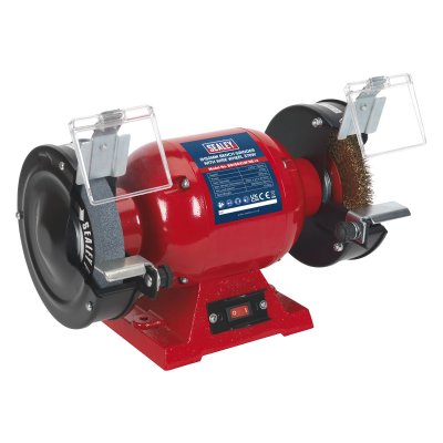 Sealey 150mm Bench Grinder with Wire Wheel 370W/230V