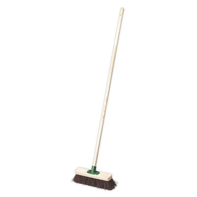 Sealey Stiff/Hard Bristle Broom 12