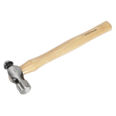 Sealey Premier Ball Pein Hammer with Hickory Shaft 2.5lb