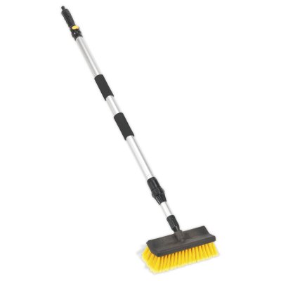 Sealey Large Angled Flo-Thru Brush with 1.7m Telescopic Handle