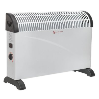 Sealey Convector Heater with 3 Heat Settings Thermostat 2000W/230V