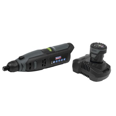 Sealey SV10.8 Series Cordless Multipurpose Mini Grinder Kit 10.8V 2Ah