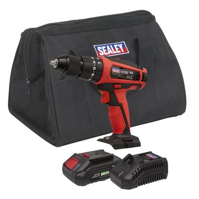 Sealey SV20 Series 13mm Cordless Combi Drill Kit 20V 2Ah