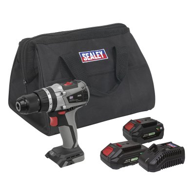 Sealey Premier SV20 Series 13mm Brushless Cordless Combi Drill Kit 20V - 2 Batteries