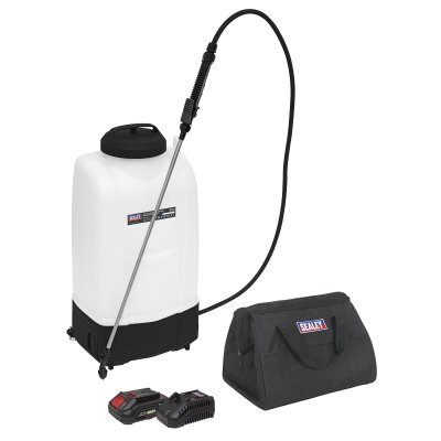 Sealey SV20 Series 15L Cordless Garden Backpack Sprayer 20V 2Ah