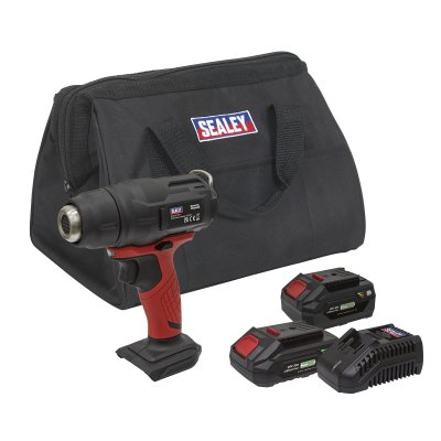 Sealey SV20 Series Cordless Heat Gun Kit 20V - 2 Batteries