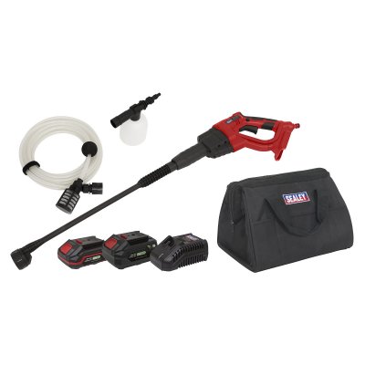 Sealey SV20 Series 22bar Cordless Pressure Washer Kit 20V - 2 Batteries