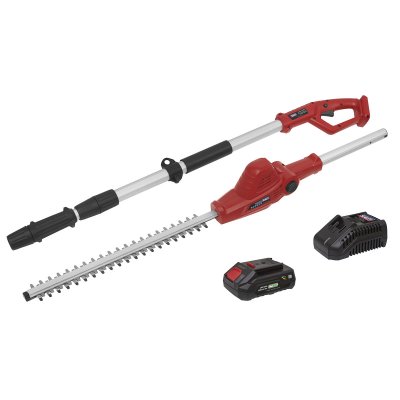 Sealey SV20 Series Cordless Telescopic Hedge Trimmer Kit 20V 2Ah