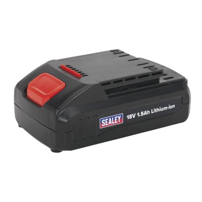 Sealey Power Tool Battery 18V 1.5Ah Lithium-ion for CP2518L