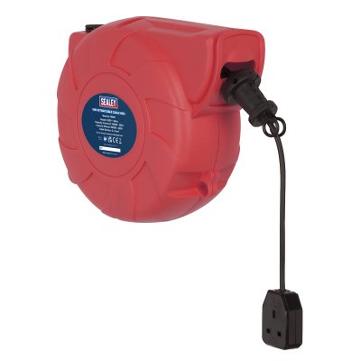 Sealey 15m Retractable Cable Reel System 1 x 230V