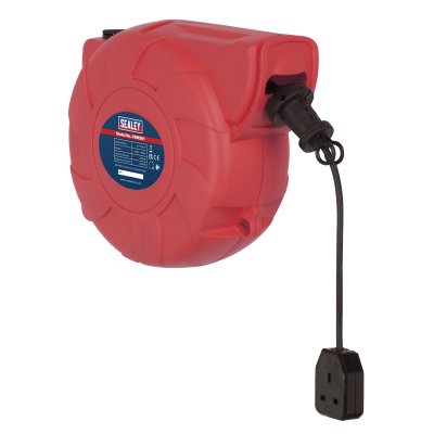 Sealey 25m Retractable Cable Reel System 1 x 230V