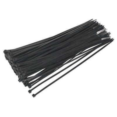 Sealey Cable Tie 300 x 4.8mm, Black - Pack of 100