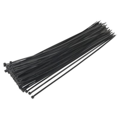 Sealey Cable Tie 380 x 4.8mm, Black - Pack of 100