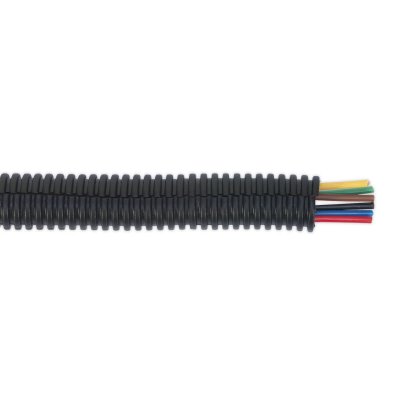 Sealey Split Convoluted Cable Sleeving Split 12-16mm 10m