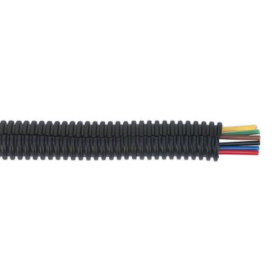 Sealey Split Convoluted Cable Sleeving Split 12-16mm 100m