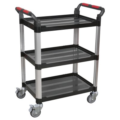 Sealey Composite Workshop Trolley 3-Level/3 Wall