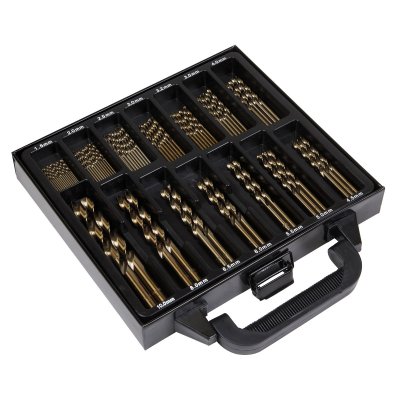 Sealey HSS Cobalt Fully Ground Drill Bit Set 99pc