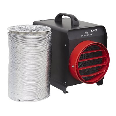 Sealey Industrial Fan Heater with Ducting 5kW