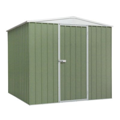 Sealey Dellonda Galvanized Steel Storage Shed with Apex Style Roof 230 x 230 x 220cm - Green