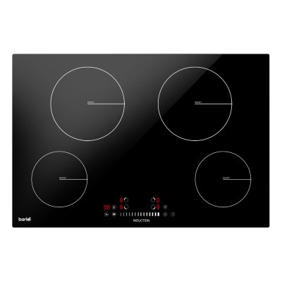 Sealey Baridi Integrated Induction Hob with 4 Cooking Zones 77cm 7200W Output