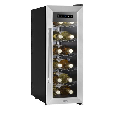 Sealey Baridi 12 Bottle Wine Fridge & Cooler - Stainless Steel