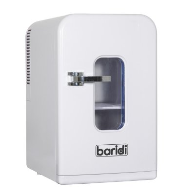 Sealey Baridi 15L Mini Fridge Cooler & Warmer, 12V/230V, Perfect for Car, Bedroom, Camping, Makeup, White - DH94