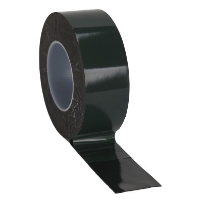 Sealey Double-Sided Adhesive Foam Tape 50mm x 10m - Green Backing