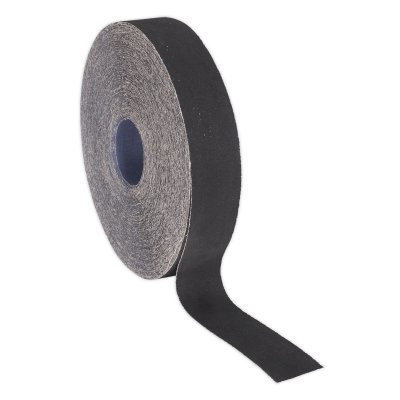 Sealey Emery Roll 40Grit 25mm x 50m - Blue Twill