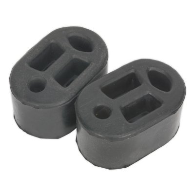 Sealey Exhaust Mounting Rubbers L70 x D45 x H37 - Pack of 2