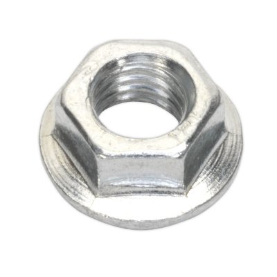 Sealey Zinc Plated Serrated Flange Nut M5 - Pack of 100