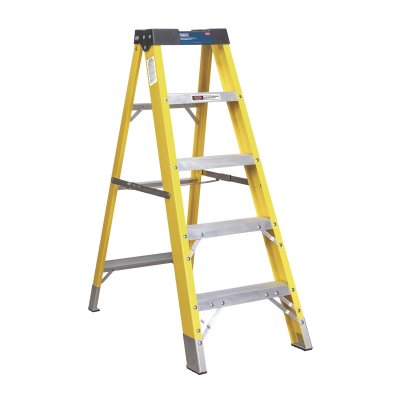 Sealey Fibreglass Step Ladder 4-Tread - BS EN 131