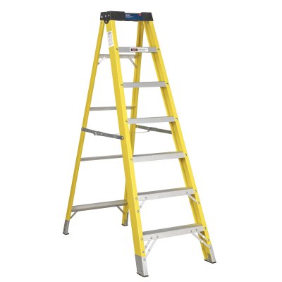 Sealey Fibreglass Step Ladder 6-Tread - BS EN 131