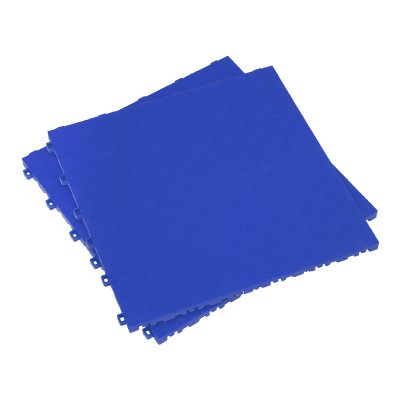 Sealey Polypropylene Floor Tile 400 x 400mm - Blue Treadplate - Pack of 9