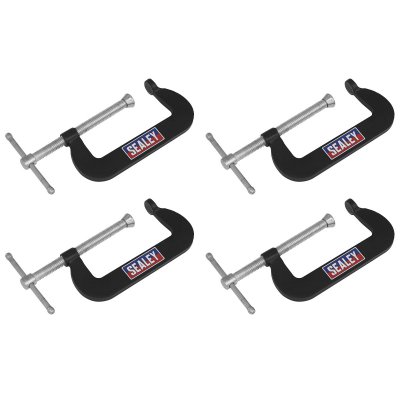 Sealey Junior C-Clamp Set 76mm x 35mm 4pc