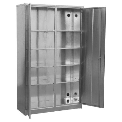 Sealey 4-Shelf Galvanized Steel Floor Cabinet - Extra-Wide