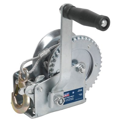 Sealey Geared Hand Winch with Cable 540kg Capacity