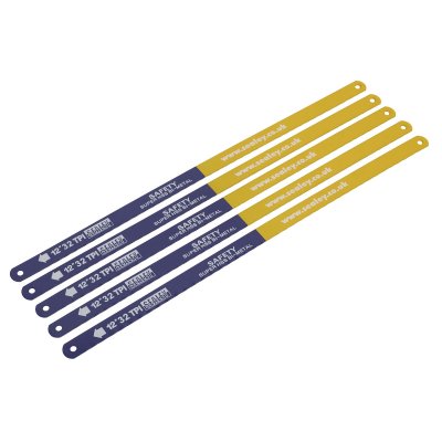 Sealey HSS Bi-Metal Hacksaw Blade 32tpi 300mm - Pack of 5