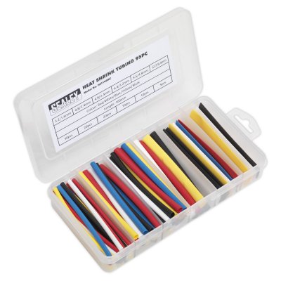 Sealey Heat Shrink Tubing Assortment 100mm 95pc - Mixed Colours