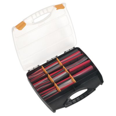 Sealey Adhesive Lined Heat Shrink Tubing Assortment 100 & 150mm 261pc - Mixed Colours