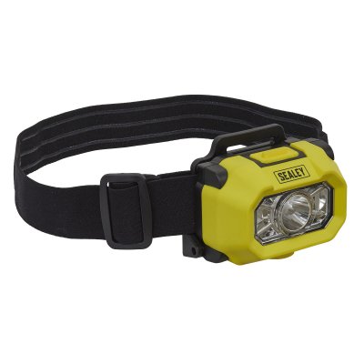 Sealey Intrinsically Safe Head Torch 1.8W SMD LED ATEX/IECEx Approved