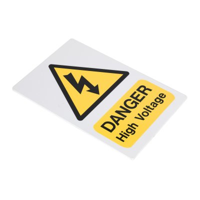 Sealey High Voltage Warning Sign 200 x 300mm