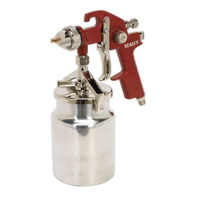 Sealey Workshop Series HVLP Suction Feed Spray Gun 1.7mm Set-Up