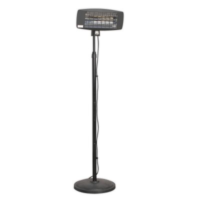 Sealey Infrared Quartz Patio Heater with Telescopic Floor Stand 2000W/230V