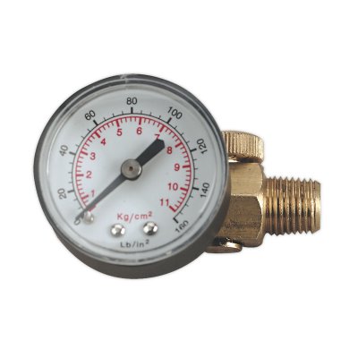 Sealey On-Gun Pressure Regulator/Gauge