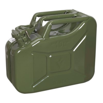 Sealey Jerry Can 10L - Green