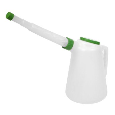 Sealey Oil Container with Flexible Spout 5L - Green Lid