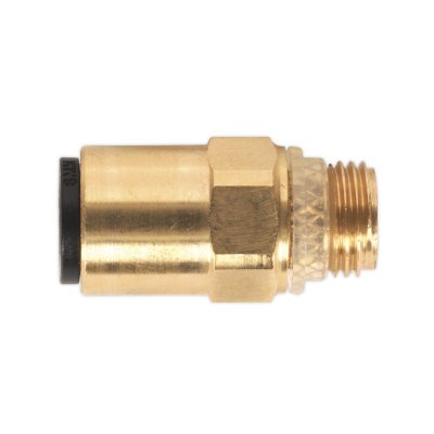 Sealey John Guest Speedfit Brass SuperThread Straight Adaptor 6mm x 1/8