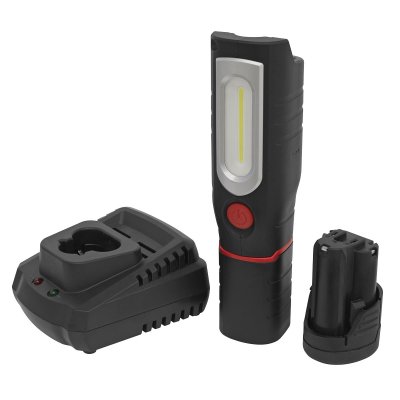 Sealey SV12 Series 8W COB LED Inspection Light with Battery & Charger Combo 12V