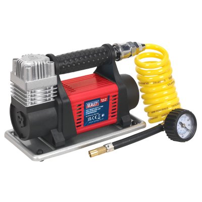 Sealey Heavy-Duty Tyre Inflator/Mini Air Compressor 12V